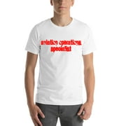 L Aviation Operations Specialist Cali Style Short Sleeve Cotton T-Shirt By Undefined Gifts