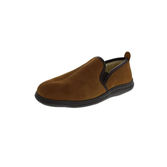 L.B. Evans Mens Klondike Suede Lined Slip-On Shoes