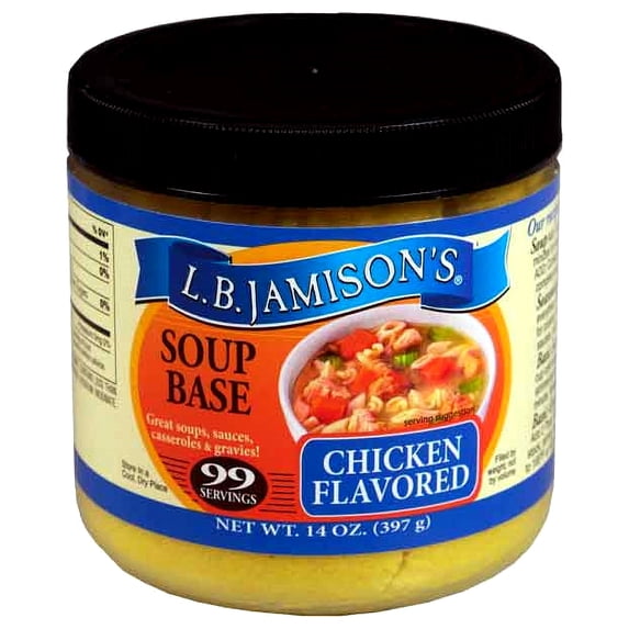 L.B. Jamison's Chicken Flavored Soup Base, 3-Pack 16 oz. Jars