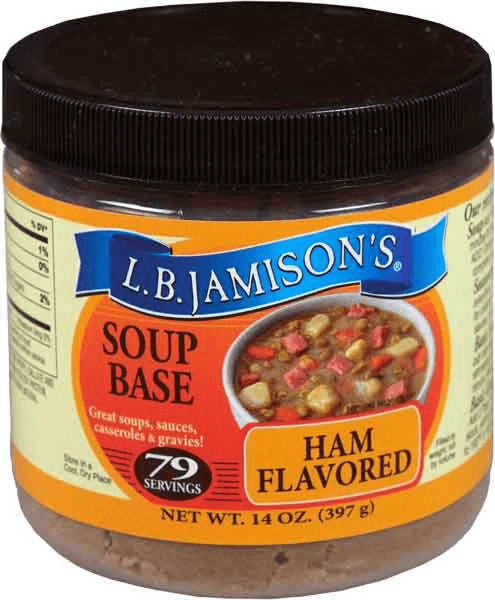 L.B. Jamison's Ham Flavored Soup Base, 3Pack 14 oz. Jars