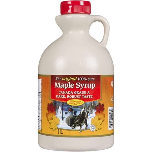 L B Maple Treat, Maple Syrup, Grade A, Amber, 4 Litre/1.06 Gallon Jug, {Imported from Canada}