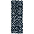 thumbnail image 1 of L'BAIET Alexia Navy Shag 2' x 6' Rug, 1 of 5