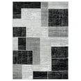 thumbnail image 1 of L'Baiet Verena Geometric Area Rug Black Grey 4' x 6' Medium Area Rugs Carpet for Living Room, Bedroom, Dining Table, Office, Hallway, Foyer | Neutral Colorful Modern Abstract Home Decor, 1 of 8