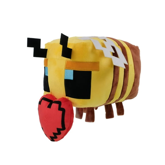 Large Minecraft Bee Plush, Valentine's Day, by Ruz