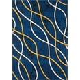 thumbnail image 1 of L'Baiet Coco Blue Graphic 4' x 6' Rug, 1 of 4