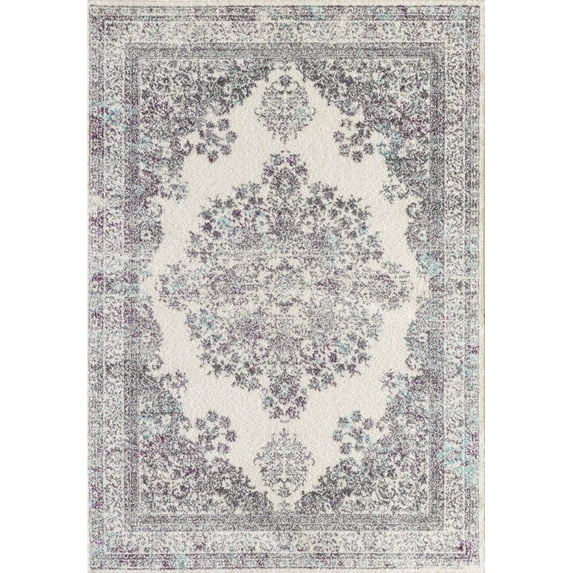 L'Baiet Daisy White Oriental 2' x 3' Rug