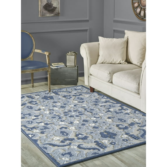 L'Baiet Hayley Blue Classic 5' x 7' Rug