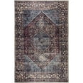 thumbnail image 1 of L'Baiet Irene Multi-Color Distressed Washable 2 ft. x 3 ft. Fabric Scatter Rug, 1 of 6