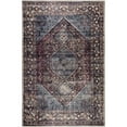 thumbnail image 1 of L'Baiet Irene Multi-Color Distressed Washable 5 ft. x 7 ft. Fabric Area Rug, 1 of 6