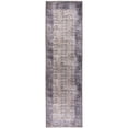 thumbnail image 1 of L'Baiet Jasmine Gray Distressed Washable 2 ft. x 6 ft. Fabric Runner Rug, 1 of 6