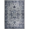 thumbnail image 1 of L'Baiet Lyla Blue Traditional Washable 8 ft. x 10 ft. Fabric Area Rug, 1 of 6