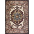 thumbnail image 1 of L'Baiet Jessie Brick Red Traditional Washable 5 ft. x 7 ft. Fabric Area Rug, 1 of 6
