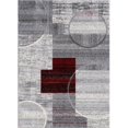 thumbnail image 1 of L'Baiet  L'Baiet Lydia Red Geometric 5 ft. x 7 ft. Area Rug - Grey - 5' x 7', 1 of 1