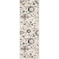 thumbnail image 1 of L'Baiet Quinn Grey Floral 2' x 6' Rug, 1 of 4