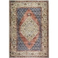 thumbnail image 1 of L'Baiet Rachel Abstract Washable Area Rug Multicolor 4' x 6' Medium Rugs Carpet for Living Room, Bedroom, Kitchen, Entryway, Nursery, Playroom, Office | Boho Aesthetic Modern Colorful Home Decor, 1 of 6