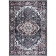 thumbnail image 1 of L'Baiet Scarlett Gray Distressed Washable 2 ft. x 3 ft. Fabric Scatter Rug, 1 of 6