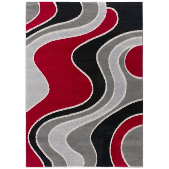 L'Baiet Sian Geometric Area Rug Multicolor 4' x 6' Medium Area Rugs Carpet for Living Room, Bedroom, Dining Table, Office, Hallway, Foyer | Neutral Colorful Modern Abstract Home Decor