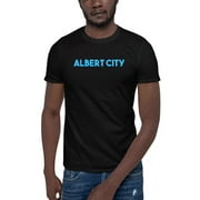 L Blue Albert City Short Sleeve Cotton T-Shirt By Undefined Gifts