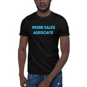 L Blue Inside Sales Associate Short Sleeve Cotton T-Shirt By Undefined Gifts