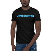 L Blue Jeffersonton Short Sleeve Cotton T-Shirt By Undefined Gifts