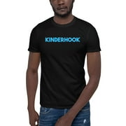 L Blue Kinderhook Short Sleeve Cotton T-Shirt By Undefined Gifts