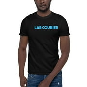 L Blue Lab Courier Short Sleeve Cotton T-Shirt By Undefined Gifts