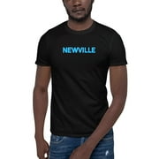 L Blue Newville Short Sleeve Cotton T-Shirt By Undefined Gifts