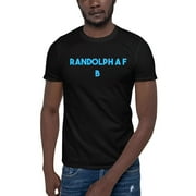 L Blue Randolph A F B Short Sleeve Cotton T-Shirt By Undefined Gifts