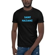 L Blue Saint Nazianz Short Sleeve Cotton T-Shirt By Undefined Gifts