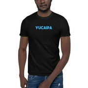 L Blue Yucaipa Short Sleeve Cotton T-Shirt By Undefined Gifts