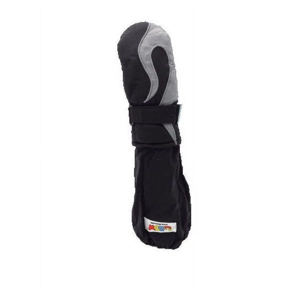 L-Bow Extended Gauntlet Flame Mitten Small Grey