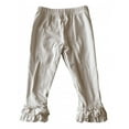 thumbnail image 1 of L C Boutique Girls Double Ruffle Pull On Jersey Ankle Pants Sizes 2 to 12, 1 of 1