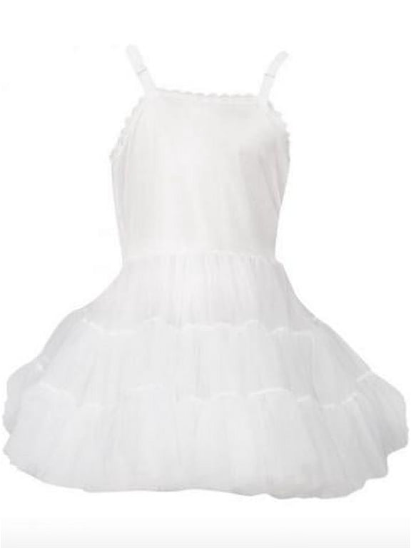 Girls Extra Full Bouffant Full Slip Adjustable Straps 2T-14