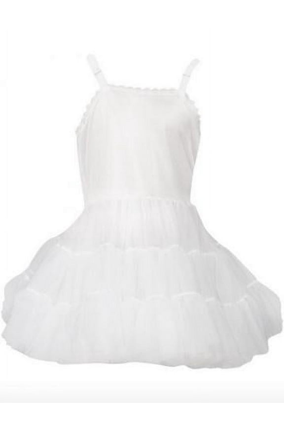 Girls Extra Full Bouffant Full Slip Adjustable Straps 2T-14
