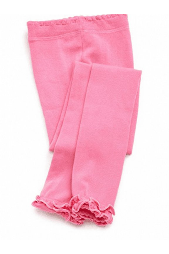 Girls Pima Cotton Ruffle Capri Tights for ages 1 to 11 years