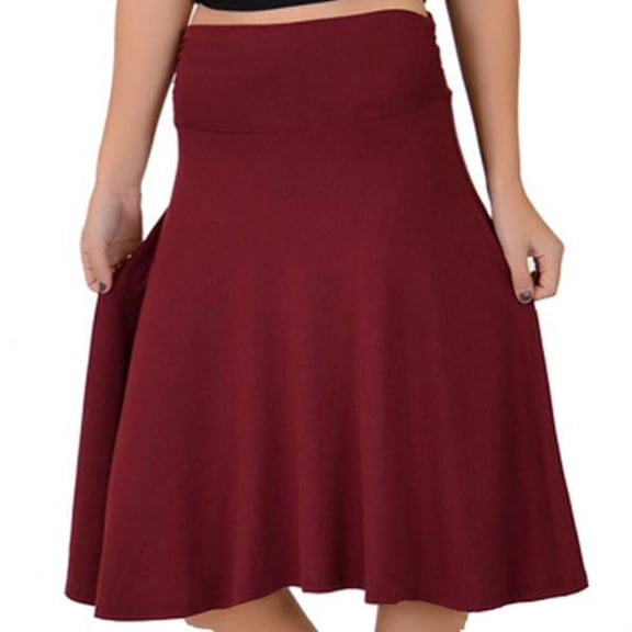 L C Boutique Misses and Plus Size Flowy Skirt in sizes to fit S to 3XL