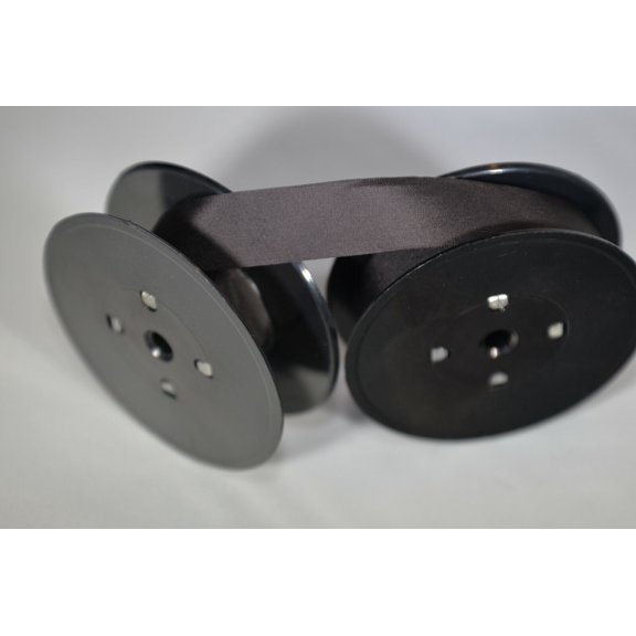 L C Smith and Corona Spools with New Black Ribbon with large cut out on bottom