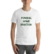 L Camo Funeral Home Director Short Sleeve Cotton T-Shirt By Undefined Gifts