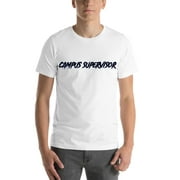 L Campus Supervisor Slasher Style Short Sleeve Cotton T-Shirt By Undefined Gifts