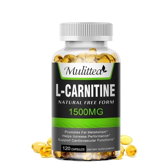 L-Carnitine 1,500 mg High Potency Supports Energy Production, Sports Nutrition, Supports Memory Focus - 120 Veggie Capsules