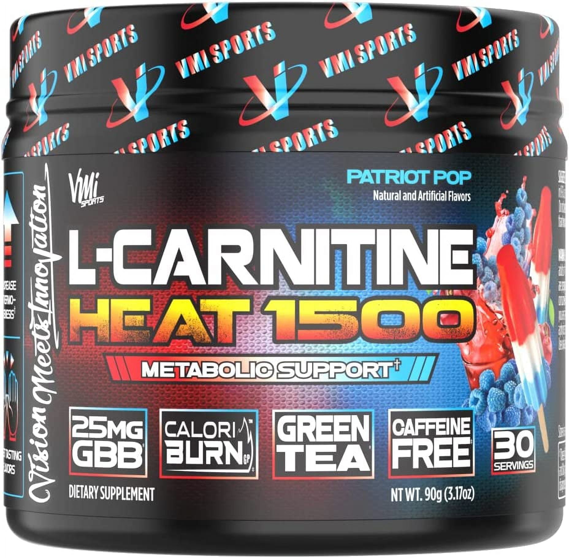 LCarnitine 1500 Heat by VMI Sports Stimulant Free Thermogenic