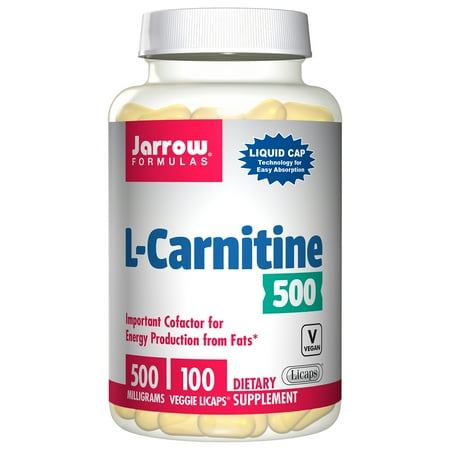 L-Carnitine 500mg by Jarrow - 100 Liquid Capsules