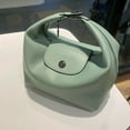thumbnail image 1 of L Champ Mini Handheld Dumpling Bag | Leather Lunch Box Tote | Bento Bag for On-the-Go Meals, 1 of 5