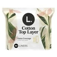 thumbnail image 1 of L. Chlorine Free Ultra Thin Panty Liners, Extra Long Length, 80 Ct, 1 of 11