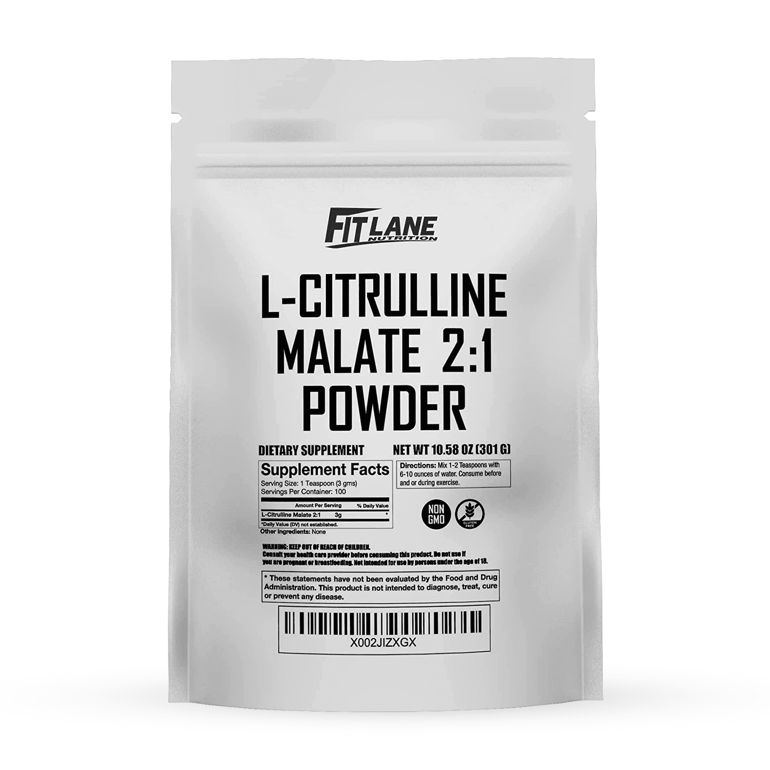 LCitrulline Malate 21 Powder 301 gms Natural Nitrous Oxide