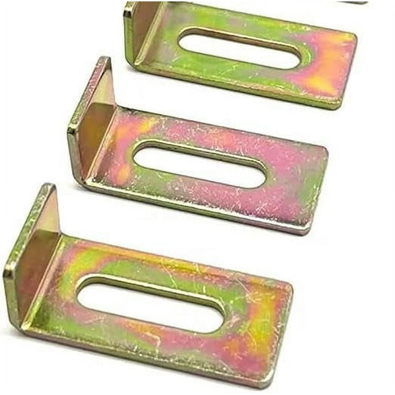 L-Clips Undermount Sink Clips for Undercounter Lavatory Sinks- 100 Pieces Multicolored