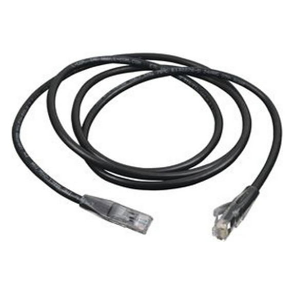 L-Com Connectivity Trd815Blk-7 Double Shielded Cat. 5E Lszh Patch Cable, Rj45/Rj45 7.0Ft