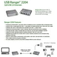 thumbnail image 1 of L-Com ICR2204 Icron USB 2.0 Ranger 2204 4-Port Cat5e  Extender System (100m Max), 1 of 1