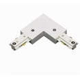 thumbnail image 1 of L Connector with Power Entry for HT Track Systems, White, 1 of 1