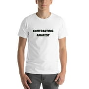 L Contracting Analyst Fun Style Short Sleeve Cotton T-Shirt By Undefined Gifts
